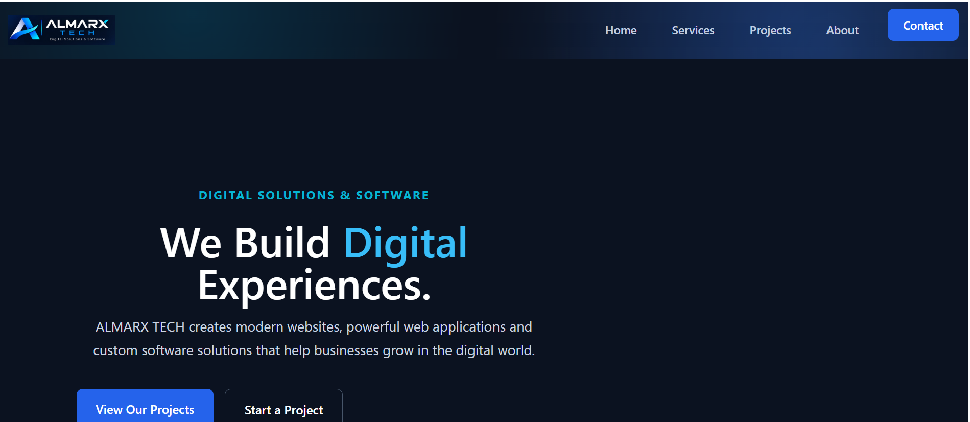 Almarx Tech Website